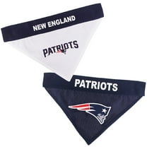 Pets First NFL New England Patriots Dog Bandana - Licensed, Reversible Pet Bandana - 2 sided Bandana