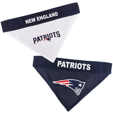 Pets First NFL New England Patriots Dog Bandana - Licensed, Reversible Pet Bandana - 2 sided Bandana