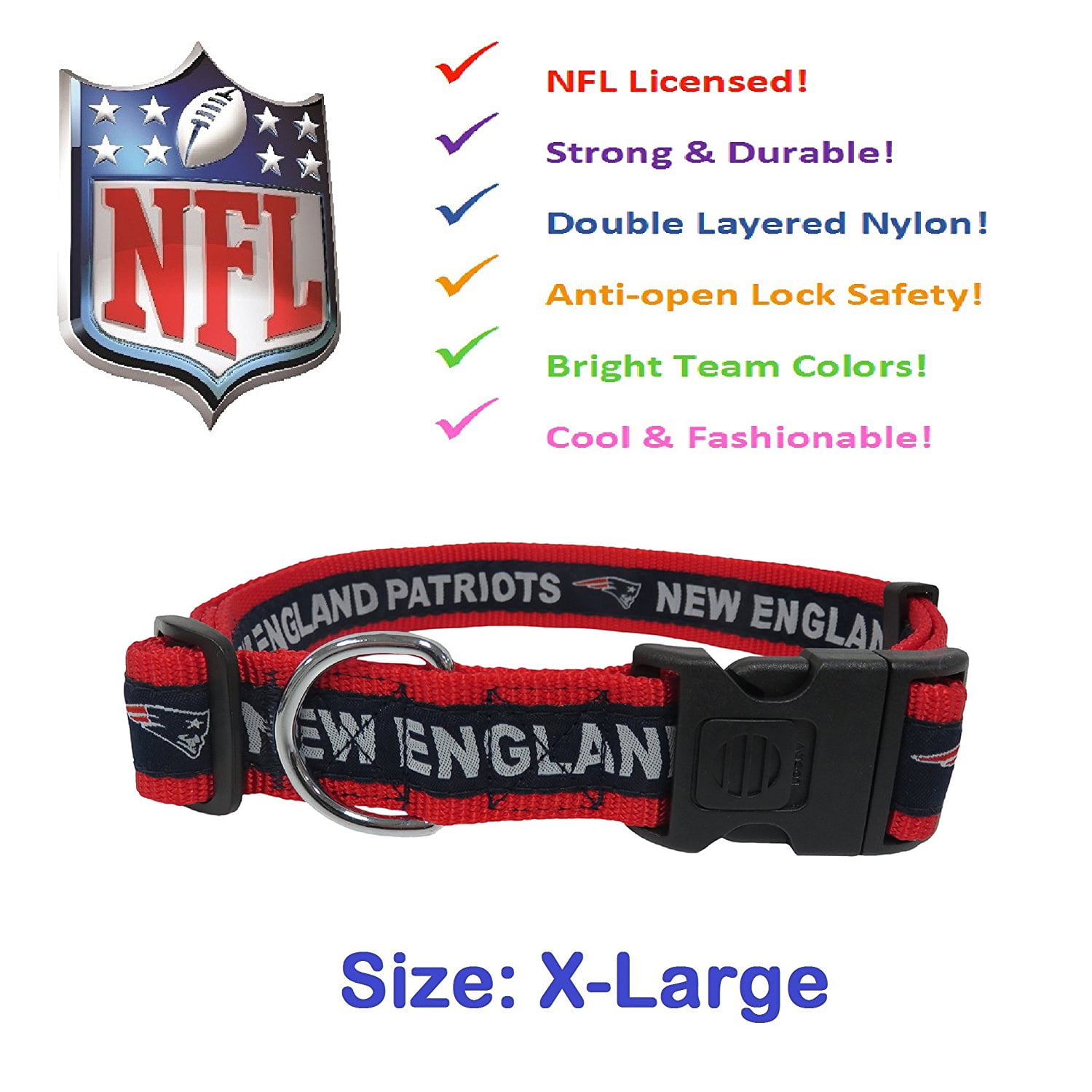 Pets First NHL Montreal Canadiens Cat and Dog Collar Heavy Duty Durable Adjustable Collar Walmart