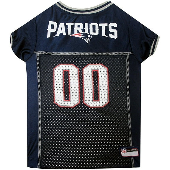 Pets First NFL New England PatriotsLicensed Mesh Jersey for Dogs and Cats - Large