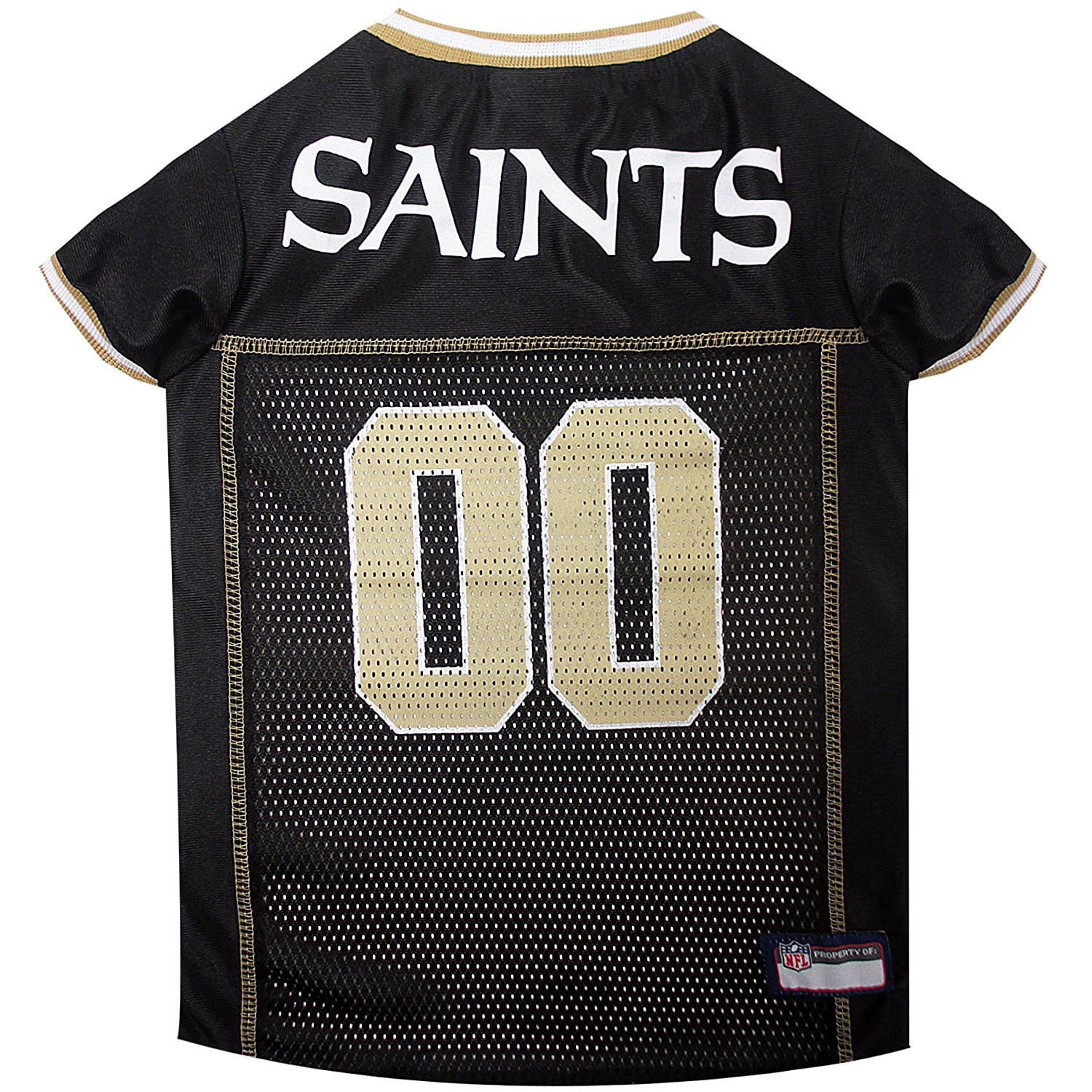 Pets First NFL New Orleans SaintsLicensed Mesh Jersey for Dogs and Cats - Extra Large