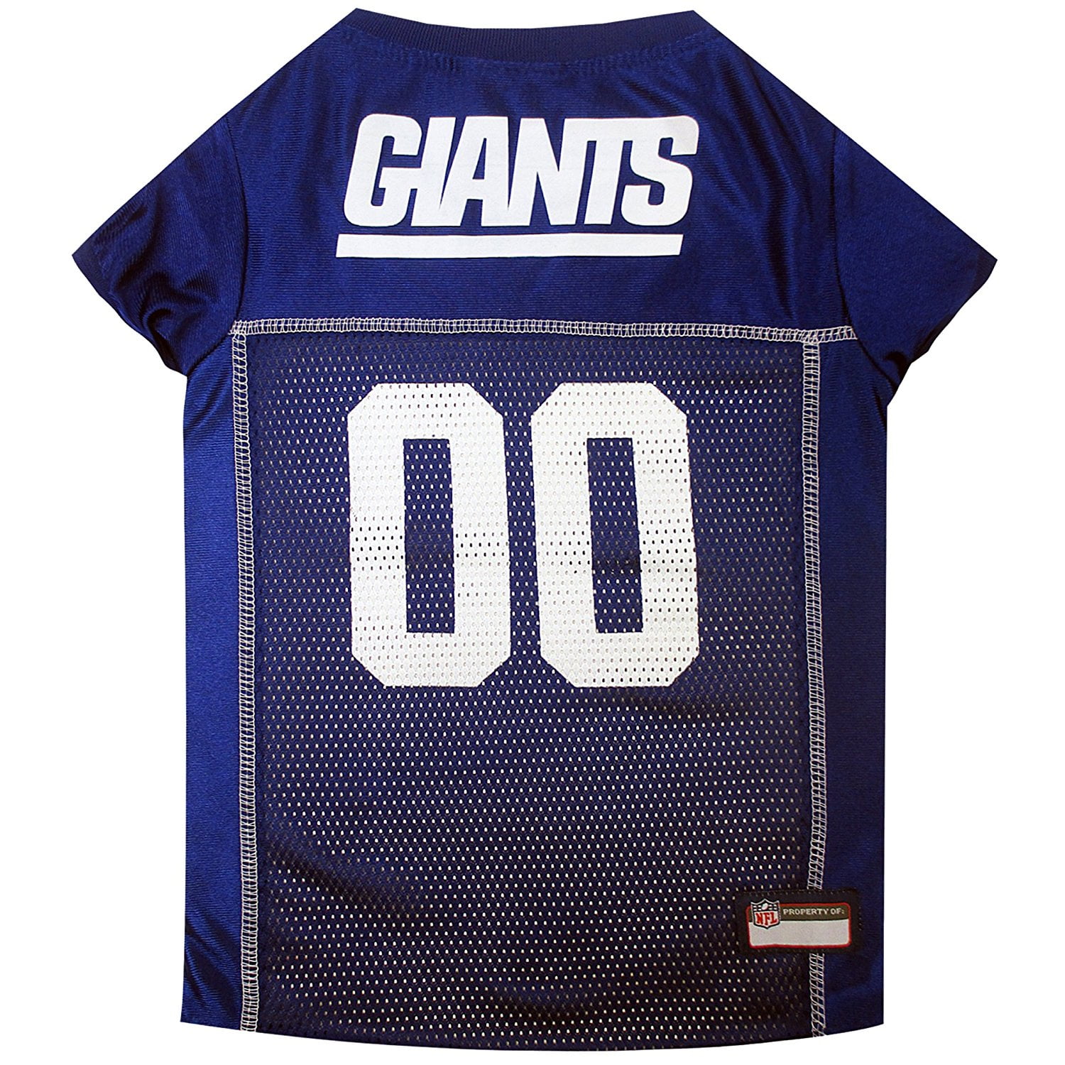 Pets First NFL New York GiantsLicensed Mesh Jersey for Dogs and Cats - Extra Extra large