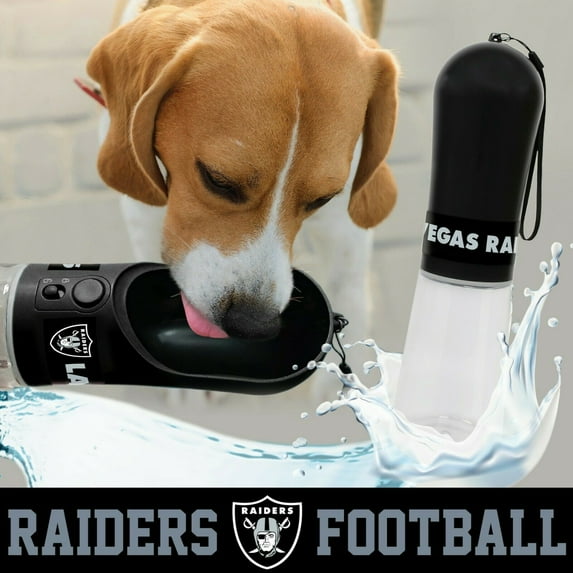 Pets First NFL Oakland Raiders Portable Pet Water Bottle Travel Dog Water Bottle on the go Cat Water Bottle