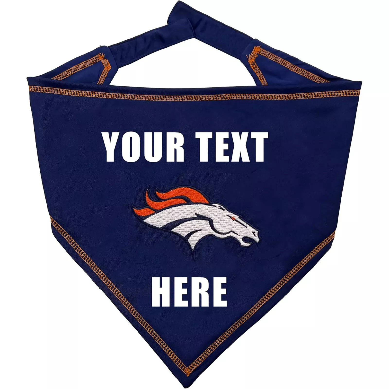 Pets First NFL Personalized Tie Bandana for Dogs & Cats Customizable Dog Bandana