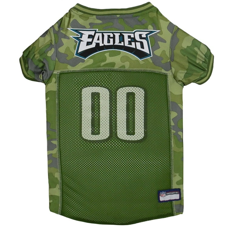 Pets First NFL Philadelphia Eagles Camouflage Pet Jersey for Cats