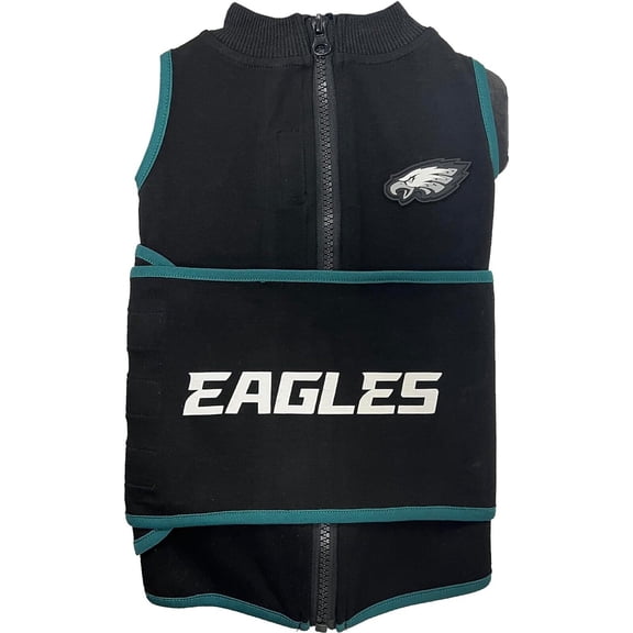 Pets First NFL Philadelphia Eagles Dog Anxiety Calming Shirt Soothing Solution Vest, Dogs & Cats Keeps Dogs Calm & Feeling Safe, Relaxing Jacket, Small