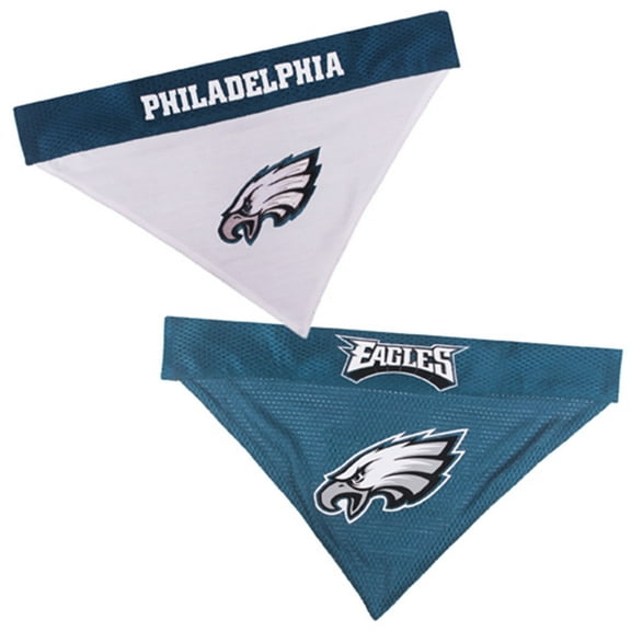 Pets First Nfl Philadelphia Eagles Reversible Bandana Licensed, Reversible Pet Bandana - 2 Sided Bandana