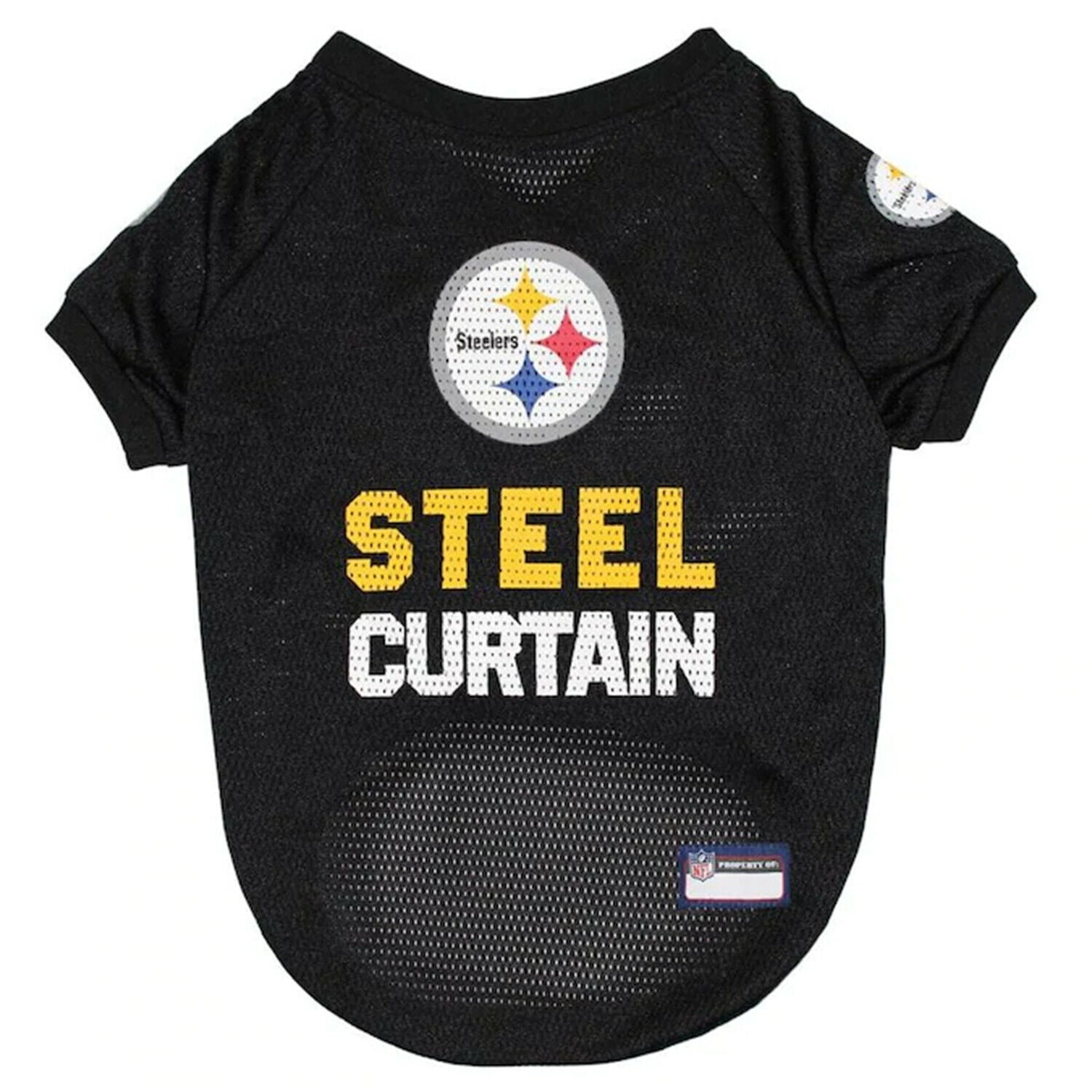 Black Pittsburgh Steelers NFL Novelty Dog Jersey