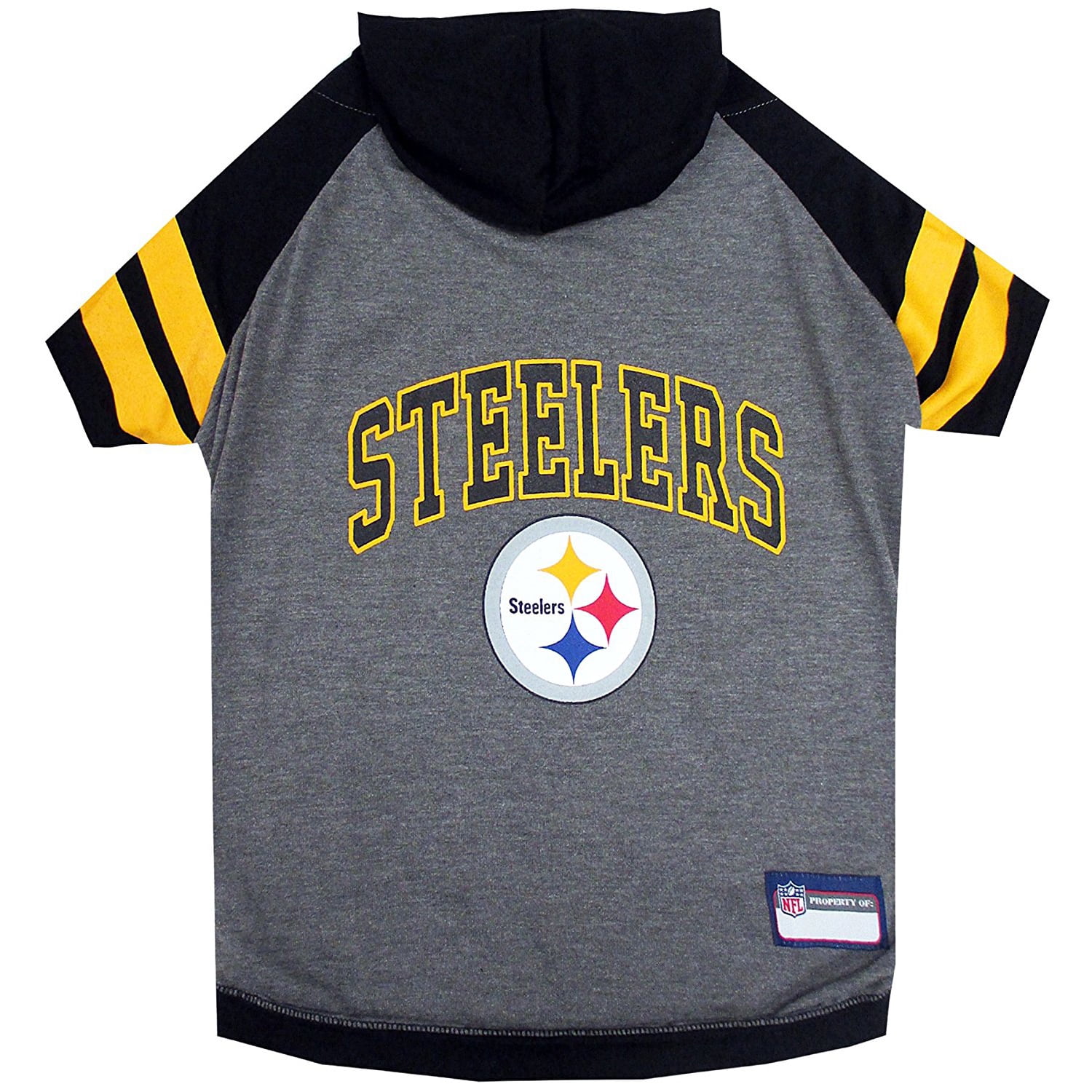 Pets First NFL Pittsburgh Steelers NFL Hoodie Tee Shirt for Dogs & Cats -  COOL T-Shirt, 32 Teams - Large