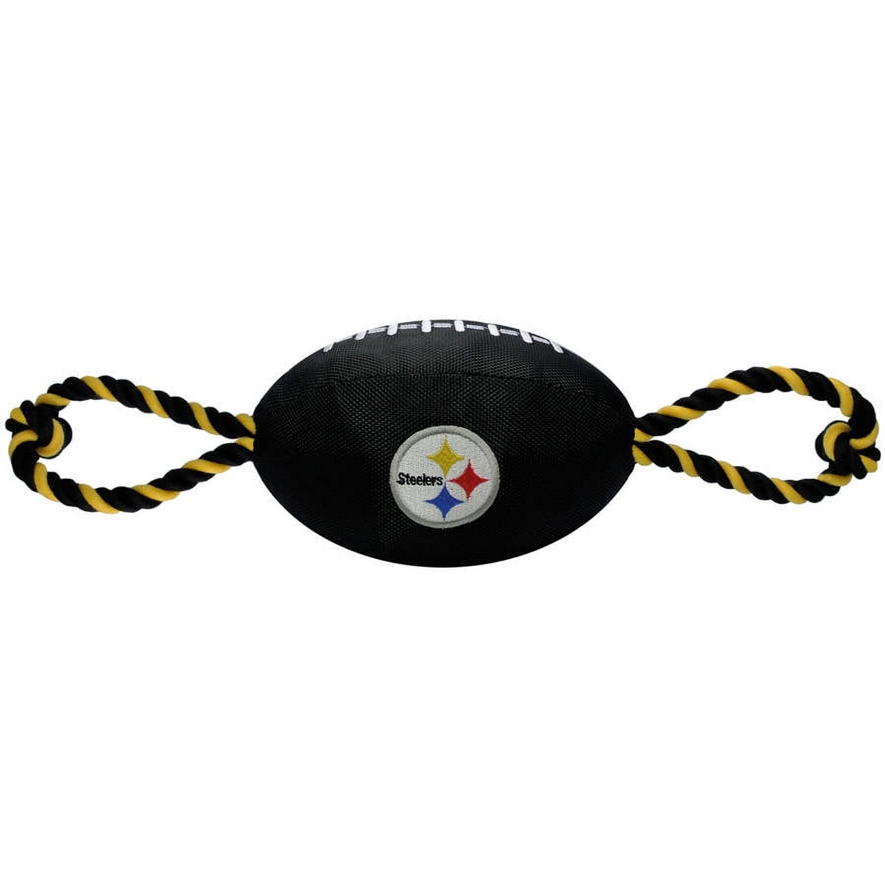 Pets First NFL Pittsburgh Steelers Strong, Durable, Chewable Pet Dog