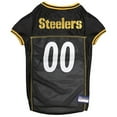 thumbnail image 1 of Pets First NFL Pittsburgh SteelersLicensed Mesh Jersey for Dogs and Cats - Medium, 1 of 7