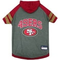 thumbnail image 1 of Pets First NFL San Francisco 49ers NFL Hoodie Tee Shirt for Dogs & Cats - COOL T-Shirt, 32 Teams - Medium, 1 of 3