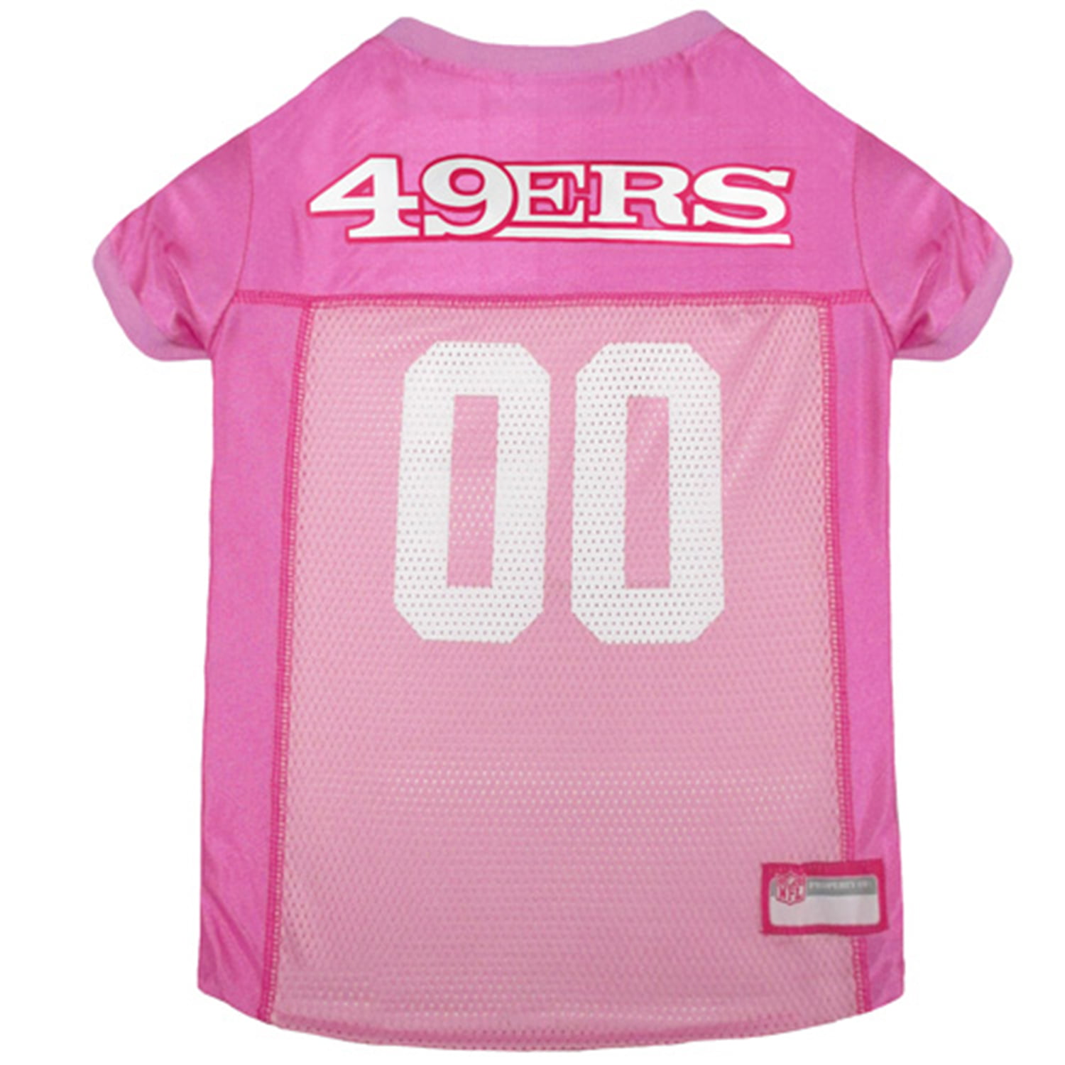 Pets First NFL San Francisco 49ers Pink Jersey for DOGS & CATS
