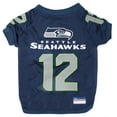 thumbnail image 1 of Pets First NFL Seattle Seahawks #12 DOGS & CATS Premium Raglan Mesh Jersey. Licensed, durable, breathable Jersey - Extra Extra Large, 1 of 3