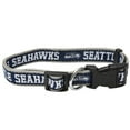 thumbnail image 1 of Pets First NFL Seattle Seahawks Dog Collar - Heavy-Duty, Durable & Adjustable Football Collar for Dogs/ CATS - Medium, 1 of 3