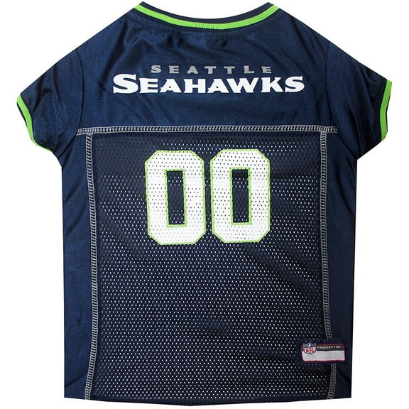 Pets First NFL Seattle SeahawksLicensed Mesh Jersey for Dogs and Cats - Extra Small