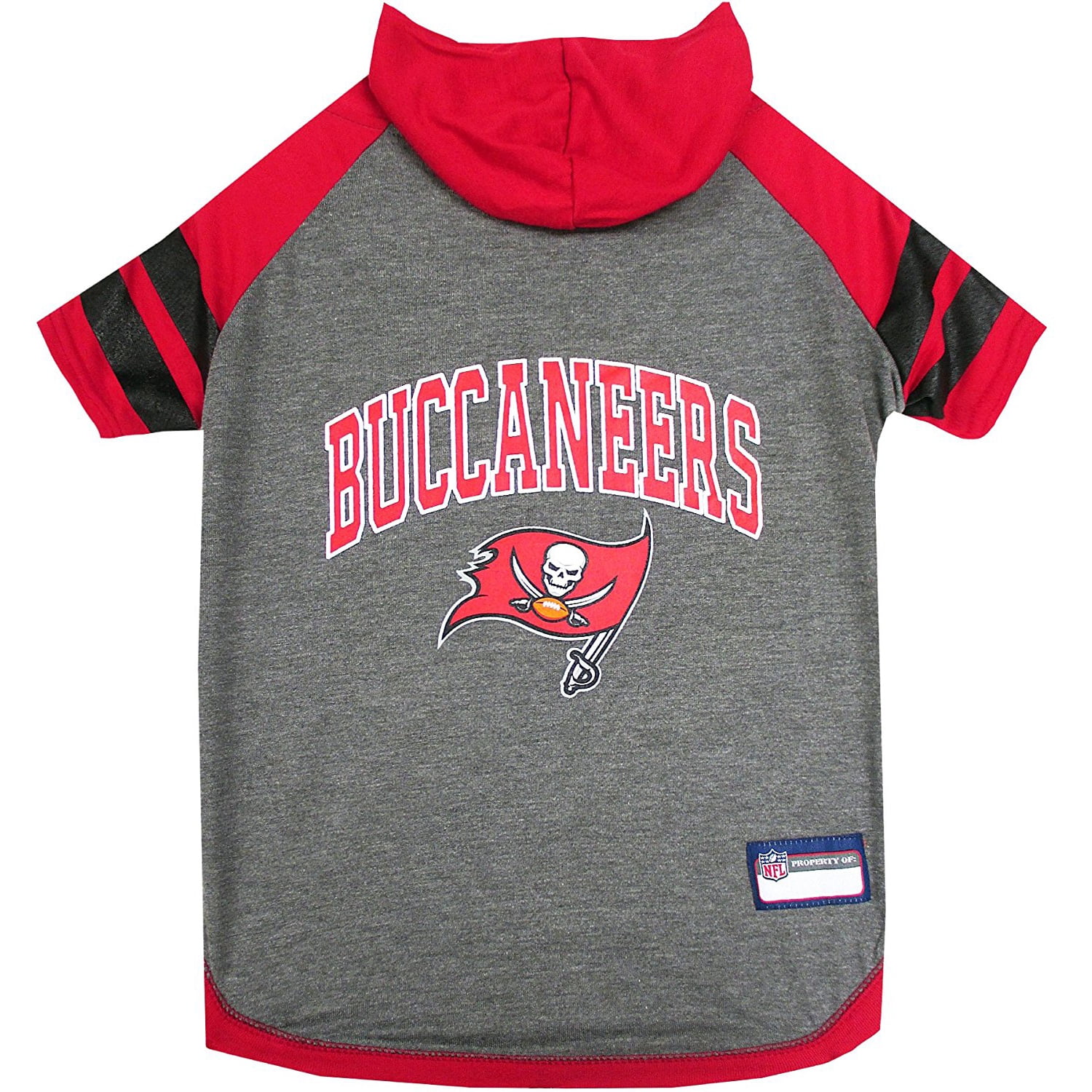 Pets First NFL Tampa Bay Buccaneers NFL Hoodie Tee Shirt for Dogs & Cats - COOL T-Shirt, 32 Teams - Extra Small