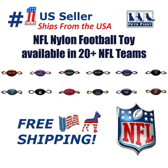 Pets First Nfl Tampa Bay Buccaneers Nylon Football-Licensed