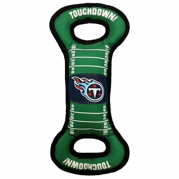 Pets First NFL Tennessee Titans Football Field Pet Toy for DOGS/ CATS. Heavy-Duty, Durable toy with Squeaker