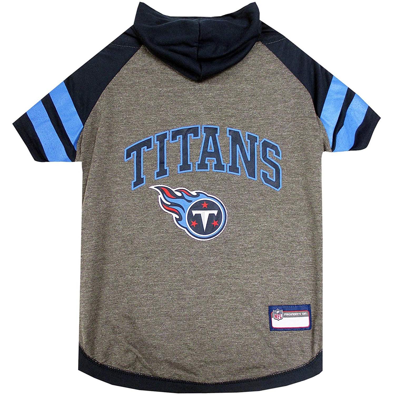 Pets First NFL Tennessee Titans NFL Hoodie Tee Shirt for Dogs & Cats - COOL T-Shirt, 32 Teams - Extra Small