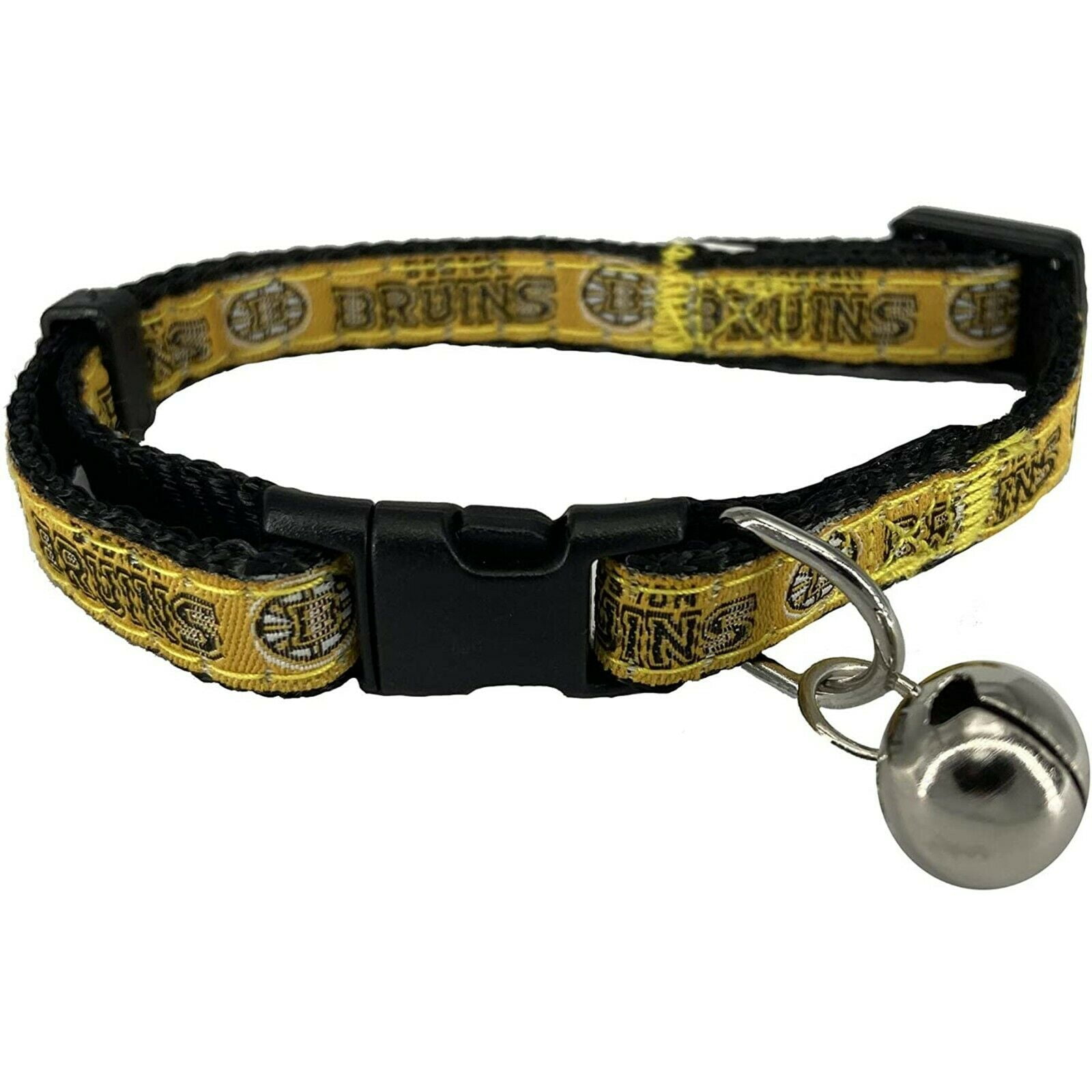 Pets First NHL Boston Bruins Cat Collar - Licensed, Adjustable, Heavy-duty with Jingle Bell
