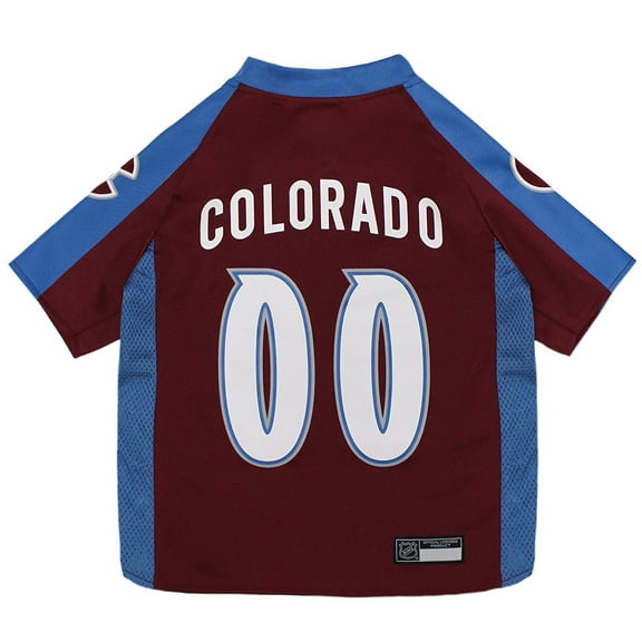 Pets First NHL Colorado Avalanche Mesh Jersey for Dogs and Cats - Licensed