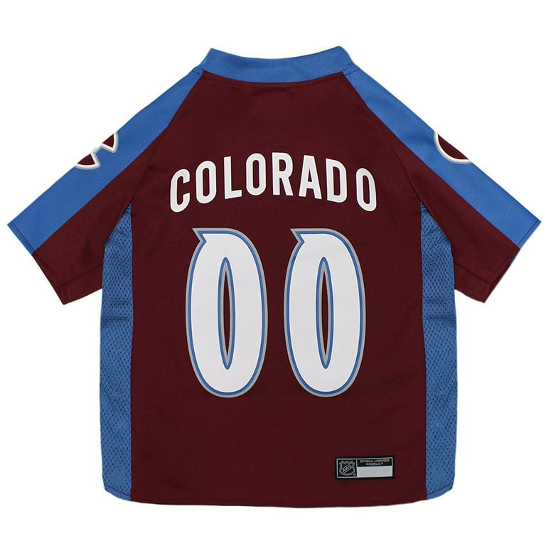 Pets First NHL Colorado Avalanche Mesh Jersey for Dogs and Cats - Licensed  