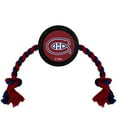 thumbnail image 1 of Pets First NHL Montreal Canadiens Hockey Puck Toy - Heavy-Duty Durable Rubber Dog Toy, 1 of 4