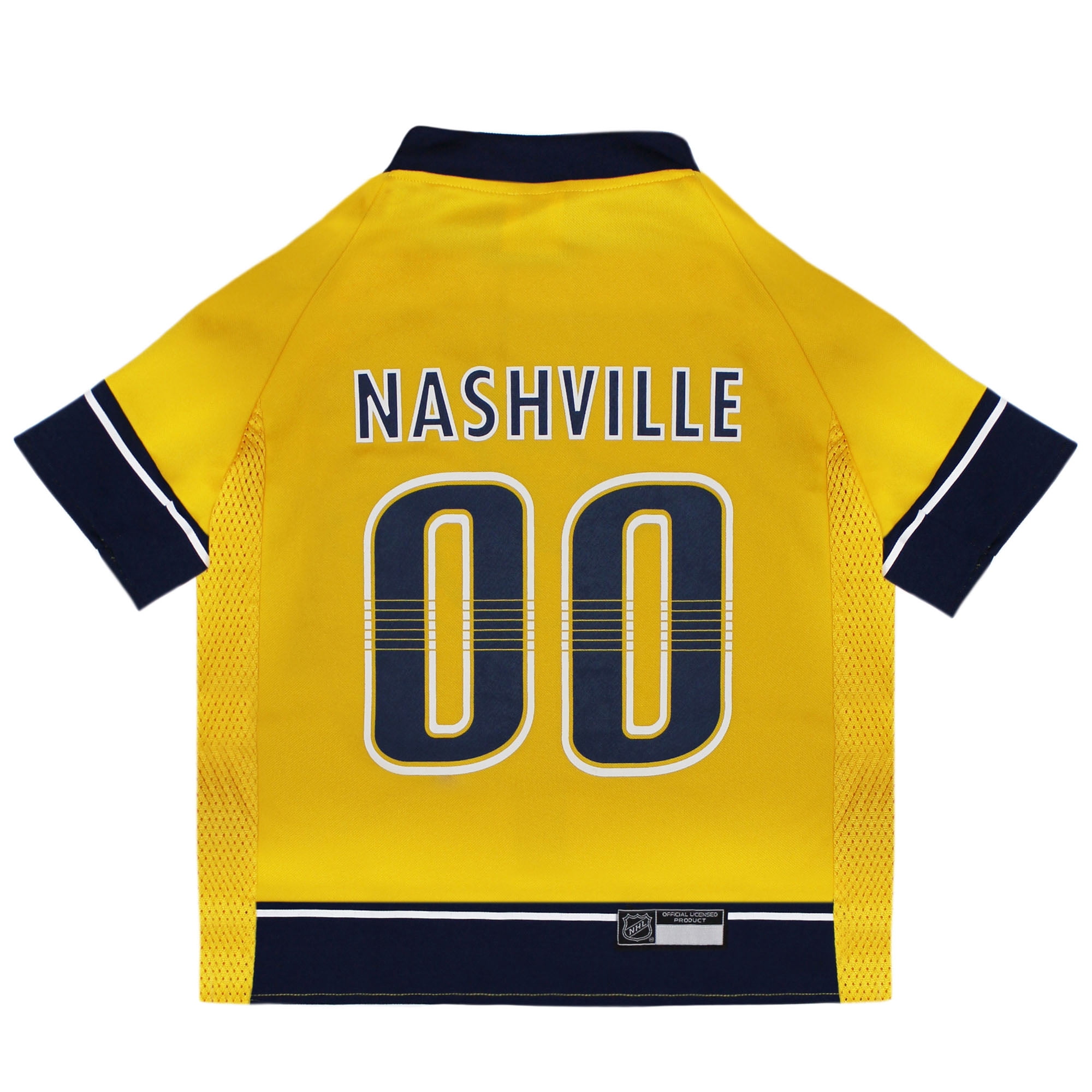 Pets First NHL Nashville Predators Mesh Jersey for Dogs and Cats - Licensed