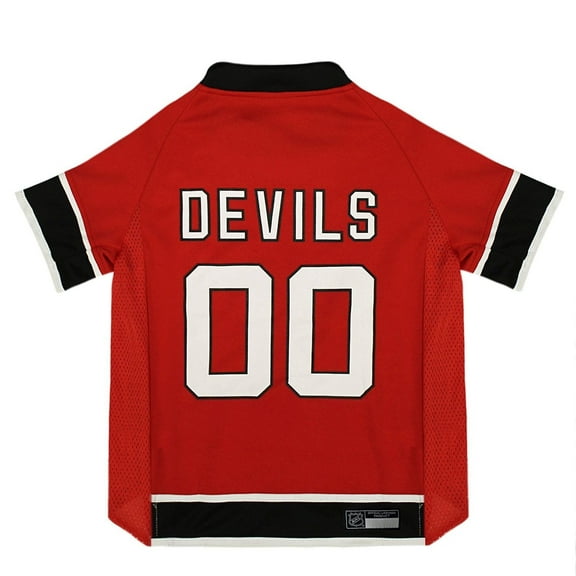 Pets First NHL New Jersey Devils Mesh Jersey for Dogs and Cats - Licensed