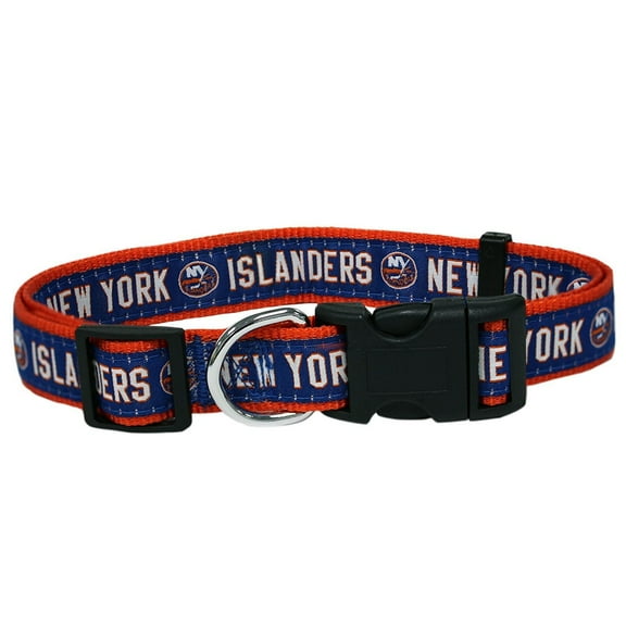 Pets First NHL New York Islanders Cat and Dog Collar - Heavy-Duty, Durable & Adjustable Collar