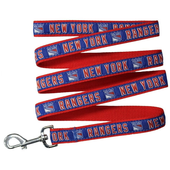 Pets First NHL New York Rangers Leash! Licensed, Heavy-duty, Strong, Durable Leash for Dogs, Cats