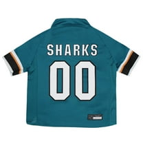 Pets First NHL San Jose Sharks Mesh Jersey for Dogs and Cats - Licensed