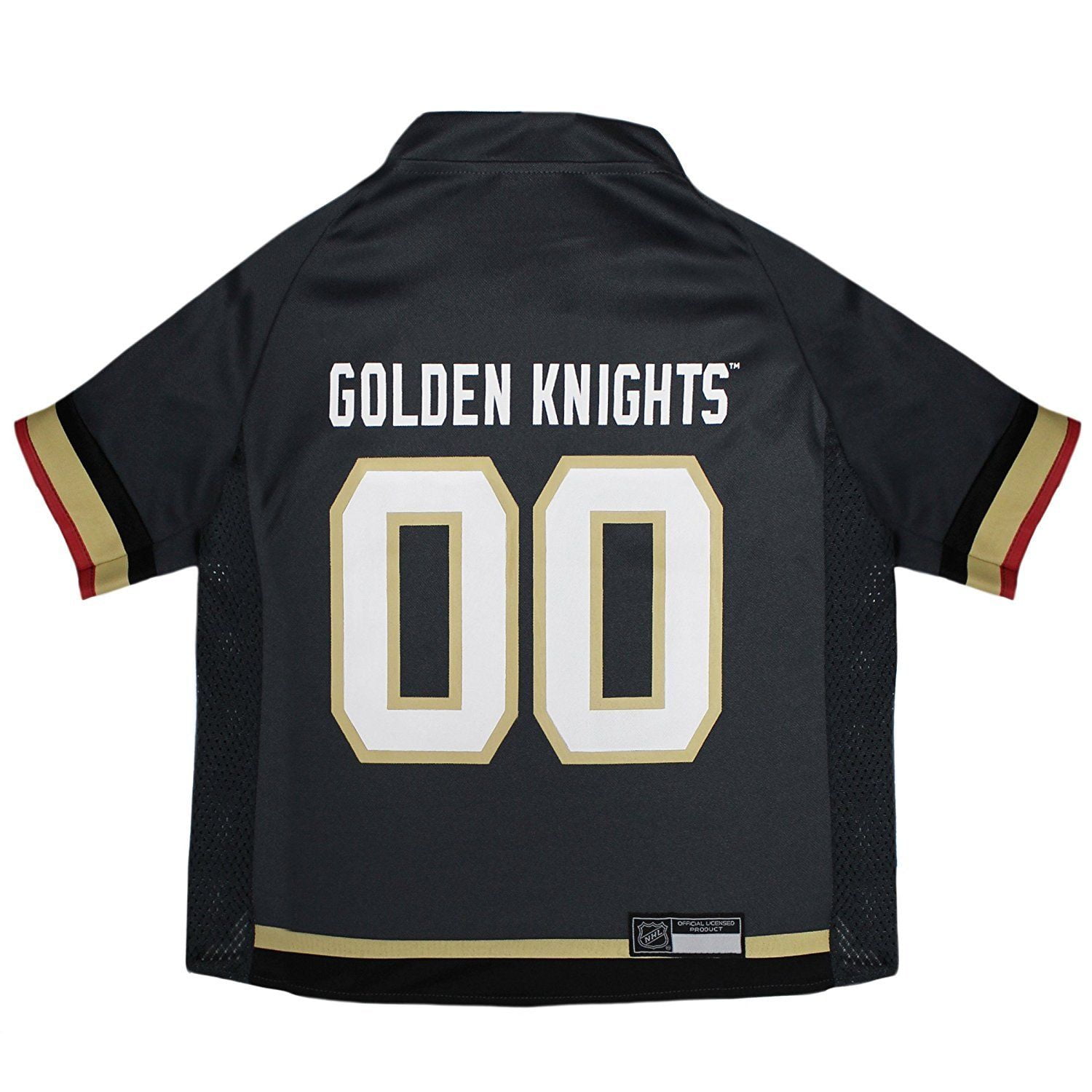 Pets First NHL Vegas Golden Knights Mesh Jersey, Black, Medium