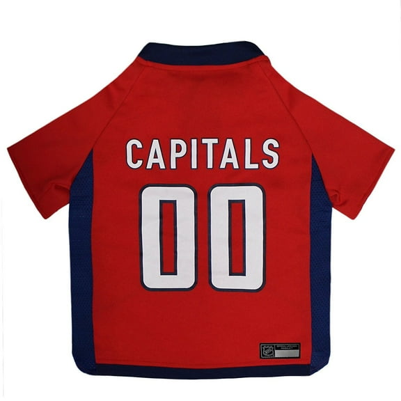 Pets First NHL Washington Capitals Mesh Jersey, Red, X-S