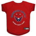 thumbnail image 1 of Pets First NHL Washington Capitals T-Shirt - Licensed, Wrinkle-free, stretchable Tee Shirt for Dogs & Cats, 1 of 5