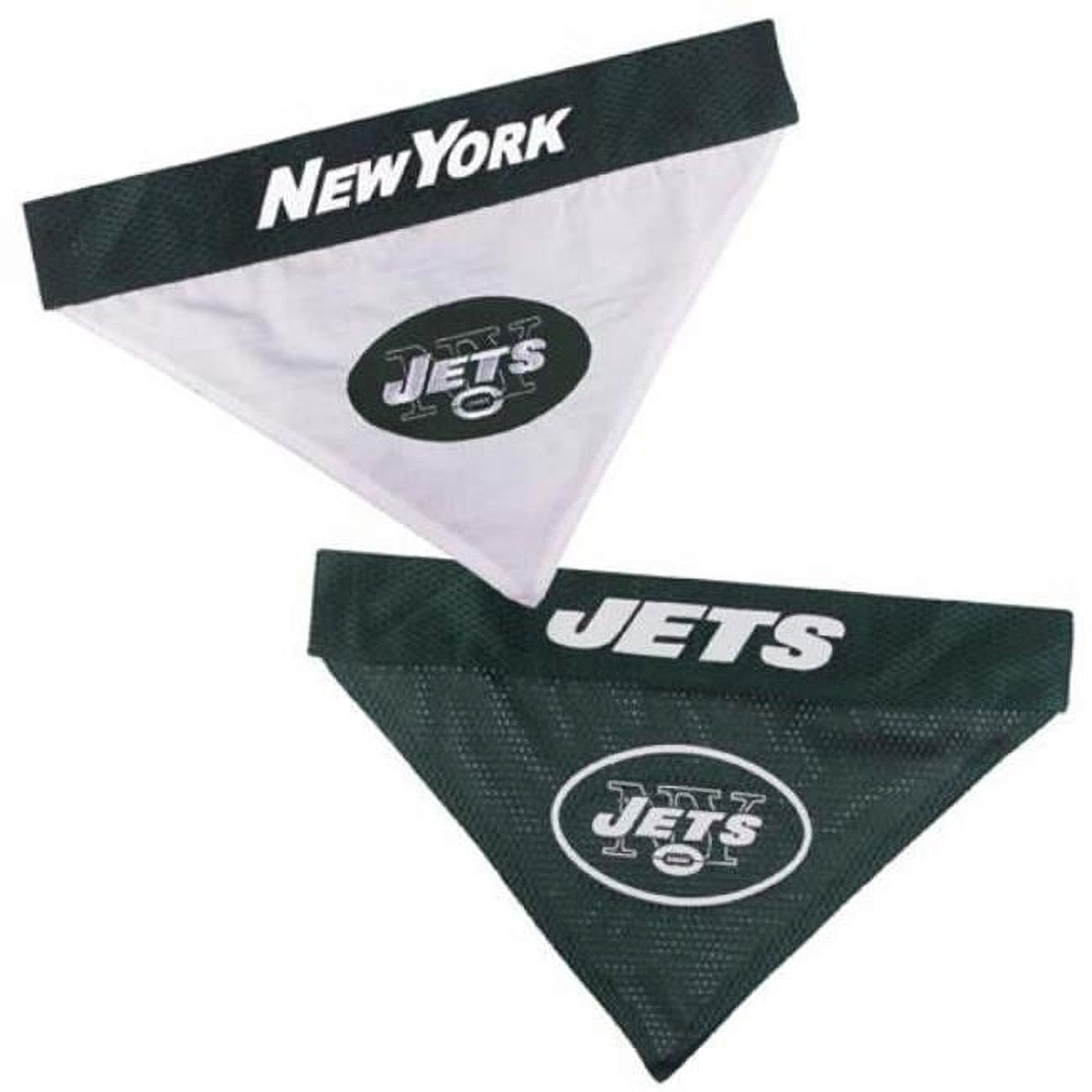 Pets First NYJ-3217-S-M New York Jets Pet Reversible Bandana, Small & Medium