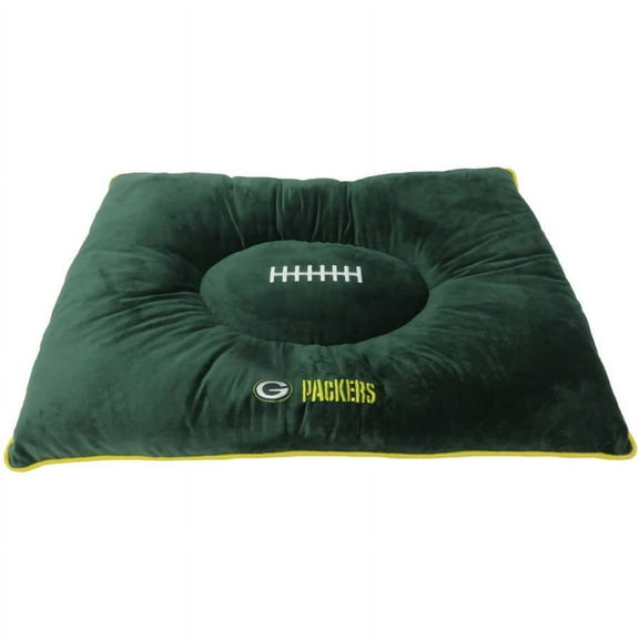 Pets First Packers Washable Sleep Pet Bed, Green