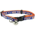 thumbnail image 1 of Pets First Plastic, Metal , Nylon & Polyester Sport New York Knicks NBA Fashion Cat Collar, Orange, S, 1 of 2