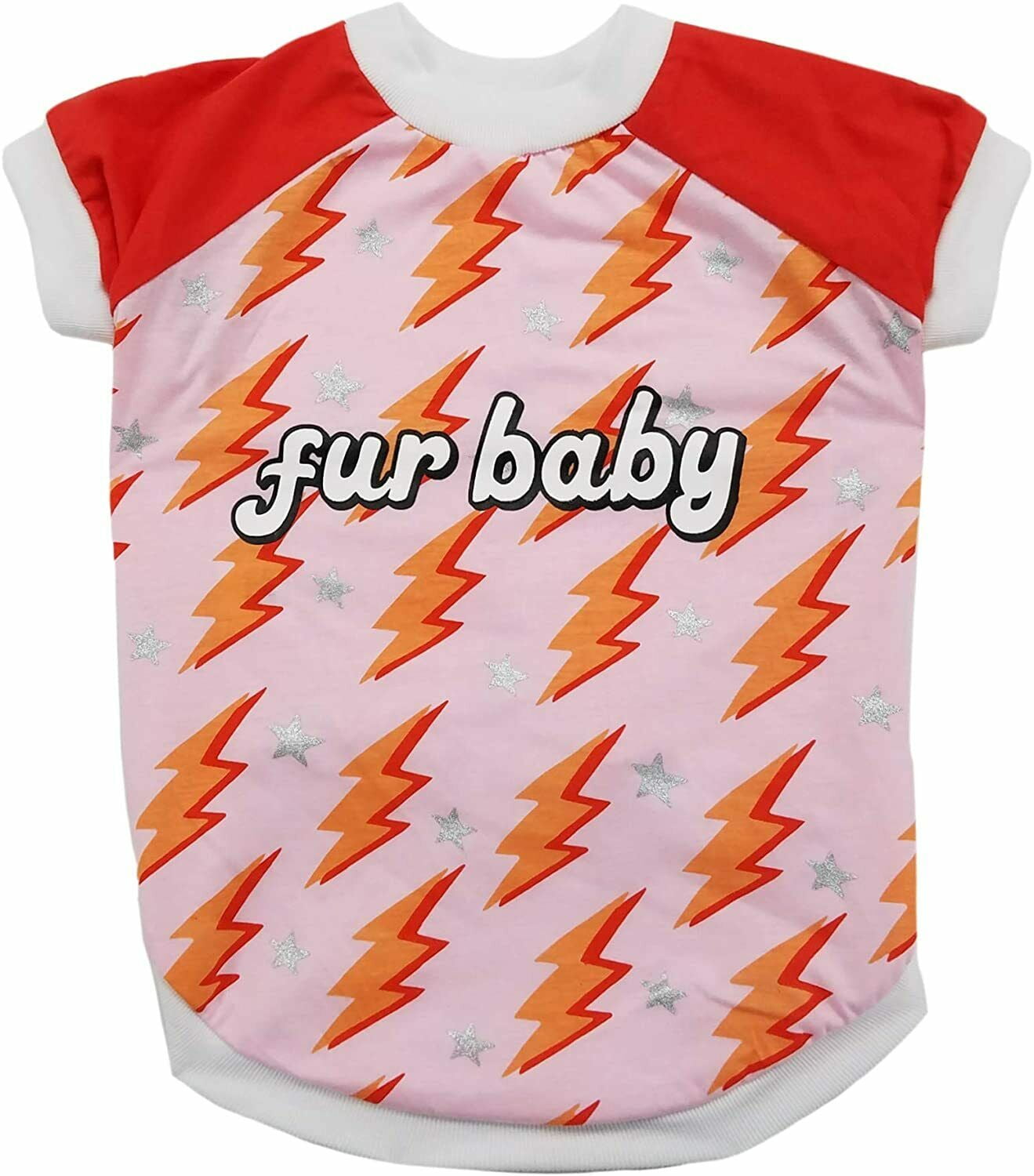 Pets First Polyester Cotton LaurDIY Dog & Cat T-Shirt, Pink, XL