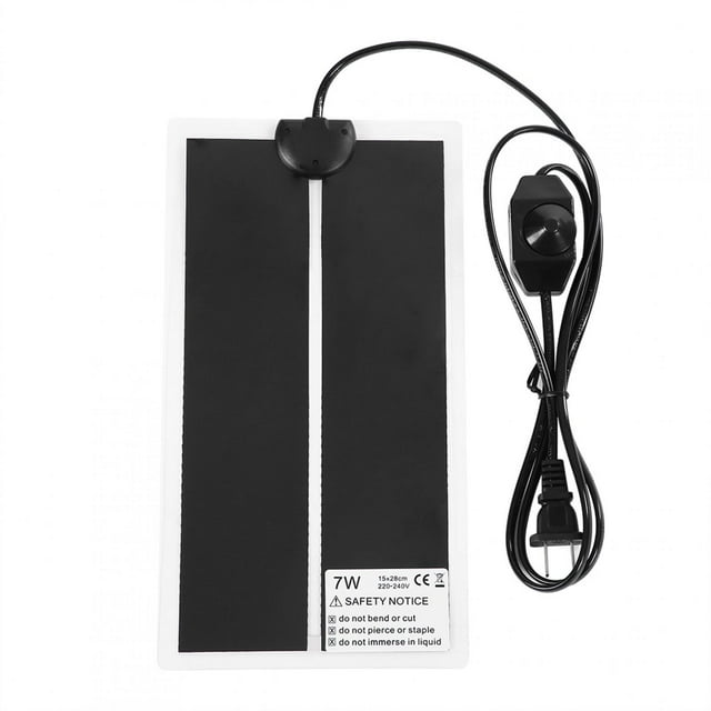 Pets Heat Mat Heating Pad Brooder Incubator for Reptile Dogs Cats 7W