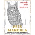 Pets Mandala Coloring Book for adults Chinese SharPei, Highlander