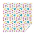 thumbnail image 1 of Pets Paws Print Colorful Square Tablecloth,Waterproof Square Table Cover,Wipeable Spillproof Washable Table Cover for Home Kitchen Party Decor 60"x60"(152x152cm), 1 of 6