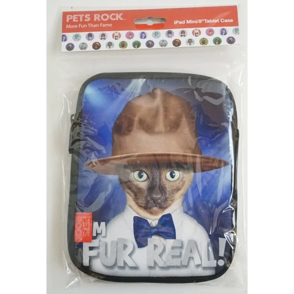 Pets Rock Mini/Tablet Case 8 Inch Tablet Case. I'M Fur Real. Mini Tablet Case