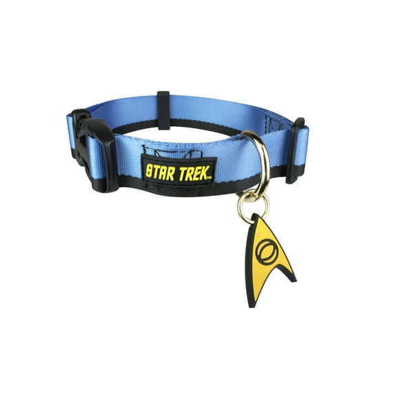 Pets Supply - Dog Collar - Star Trek - Uniform Blue-S 9-11" New ST209