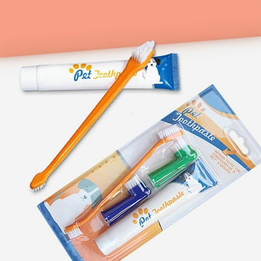 Pets Tartar Control Kit for Dogs-Contains Toothpaste, Dog Toothbrush & Fingerbrush - Dog Teeth Cleaning Kit, Dog Dental Care, Pet Toothbrush