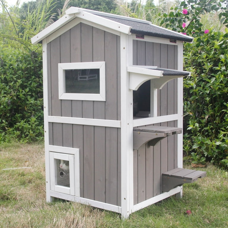 Outdoor cat new arrivals house walmart