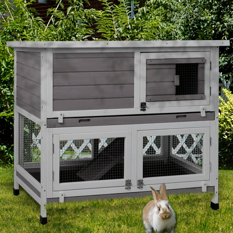 Easy rabbit cage top