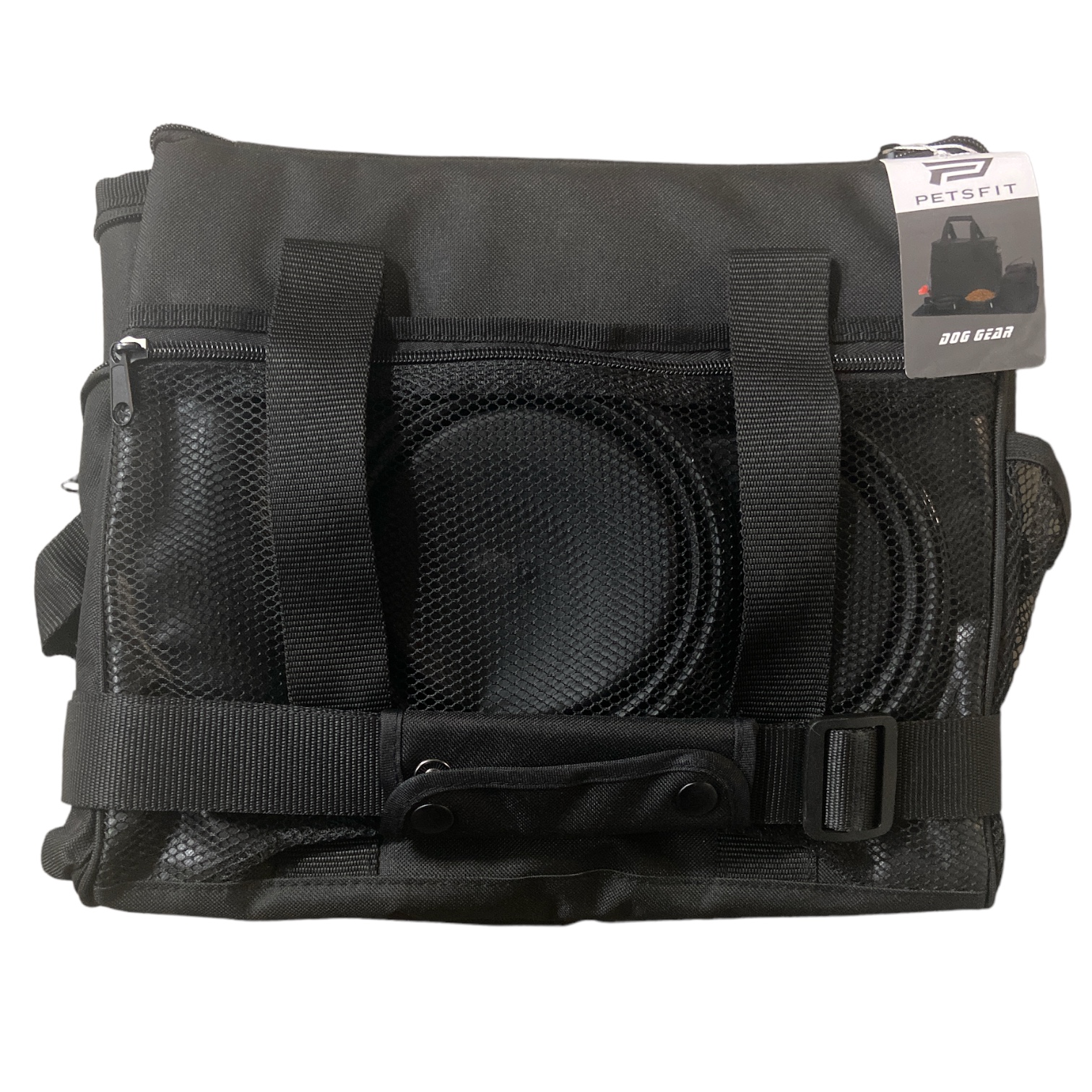 PetsFit Week Away Pet Travel Pack for Cat or Small Dog Black