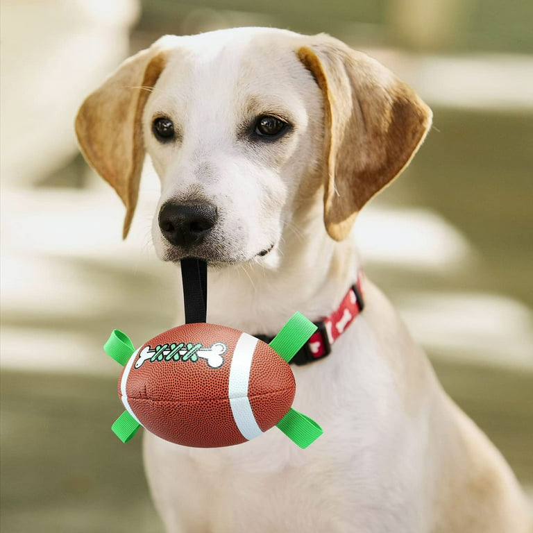 PetsH Dog Outdoor Football Interactive Toys for Fetching Grabbing